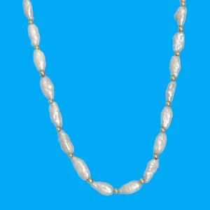 Rice Pearls Necklace
